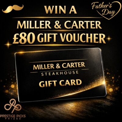 FATHERS DAY Miller and Carter £80 Gift Voucher